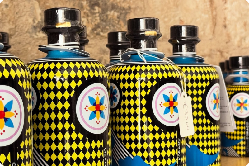 Decorative Olive Oil bottles
