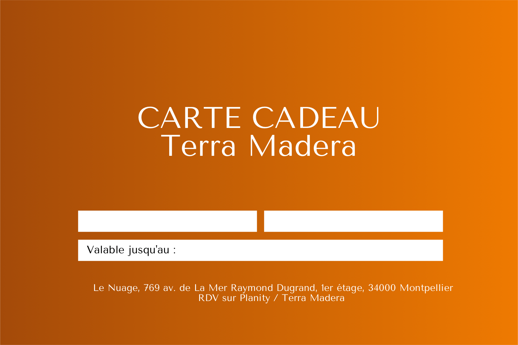 CARTE CADEAU
