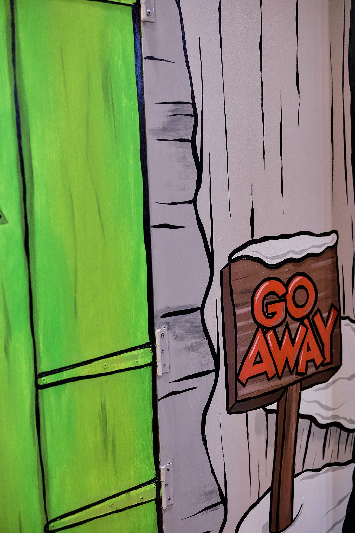 hand painted signage