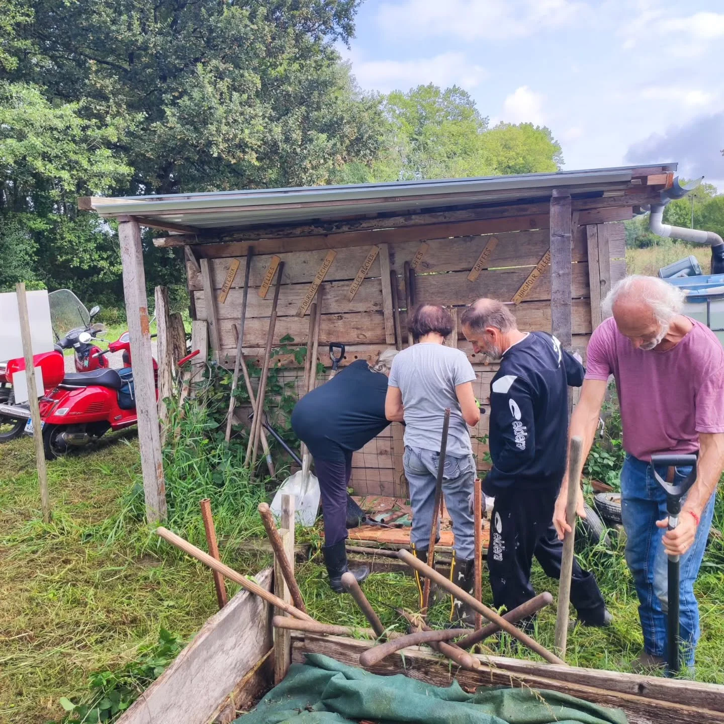 🍃La reprise s&rsquo;est effectu&eacute;e depuis quelques semaines et depuis le terrain s&rsquo;est refait une beaut&eacute;.

🧑&zwj;🌾 Et il en avait bien besoin, avec l&rsquo;&eacute;t&eacute; qui est pass&eacute; par l&agrave;, la v&eacute;g&eacu