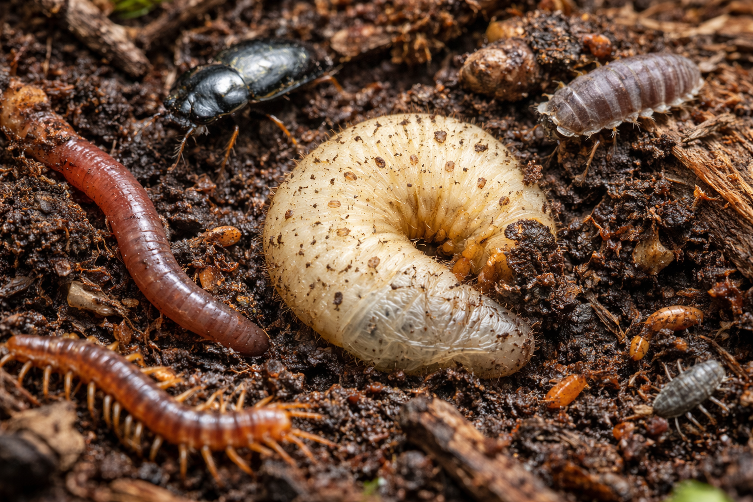 Les petites bêtes du sol , les alliées invisibles de la vie