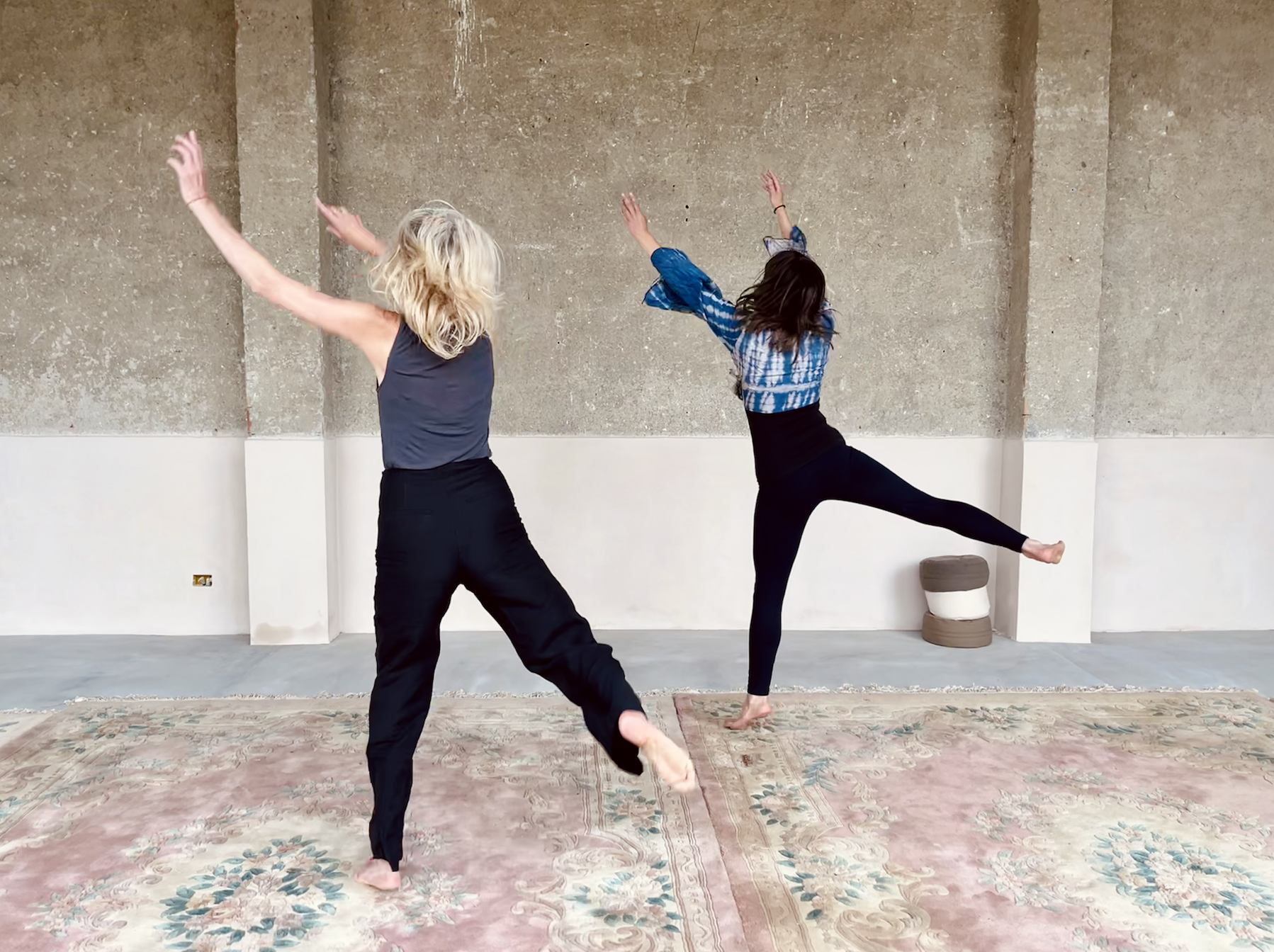 Zoë and Maaike exploring Moving Language