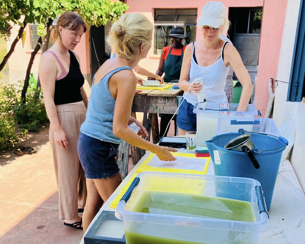 Reflecting Nature - paper making