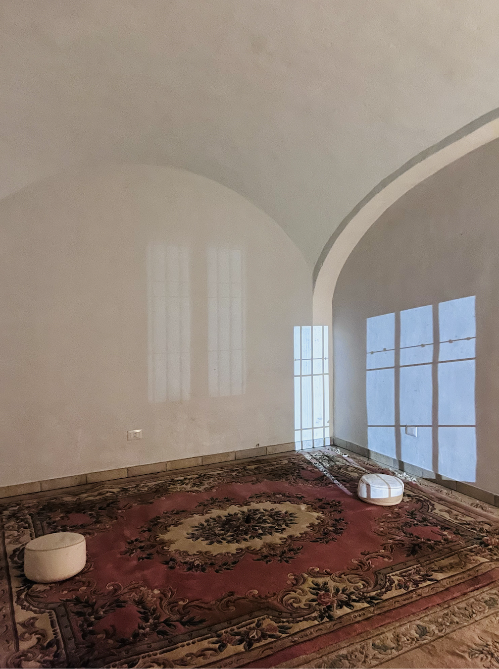 The winter meditation room