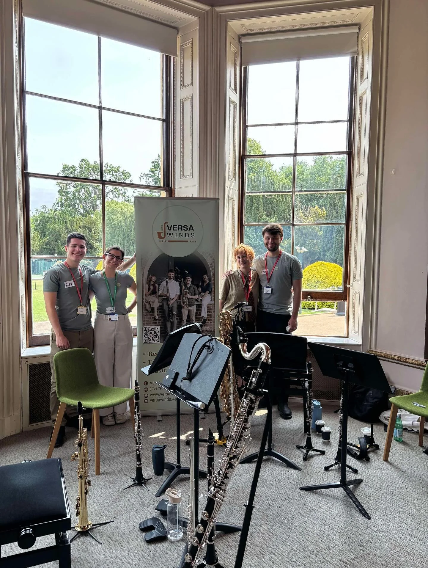 We had an amazing day at @acshillingdonschool last week delivering our first Schools&rsquo; Workshop! 

What a fun day filled with great music, great children and great questions in our Q&amp;A session !! 🎶

Also the debut of our new Versa Winds ban