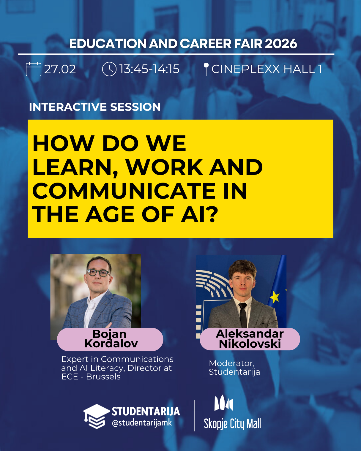 How Do We Learn, Work and Communicate in the Age of AI? ECE Brussels at the Education and Career Fair 2026