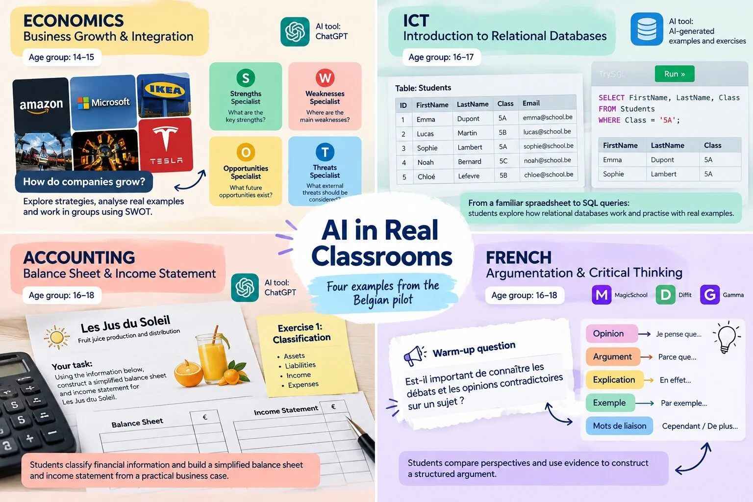 From AI Exploration to Classroom Practice: AI Navigators in Belgium