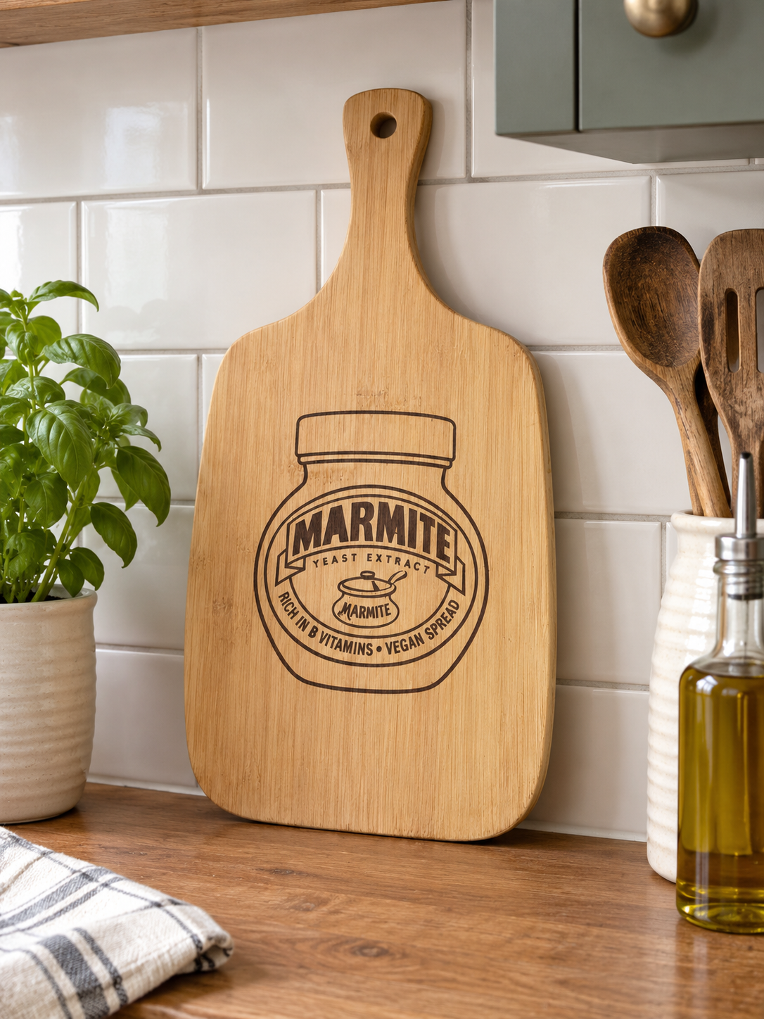 Vintage Style Chopping Board - Marmite