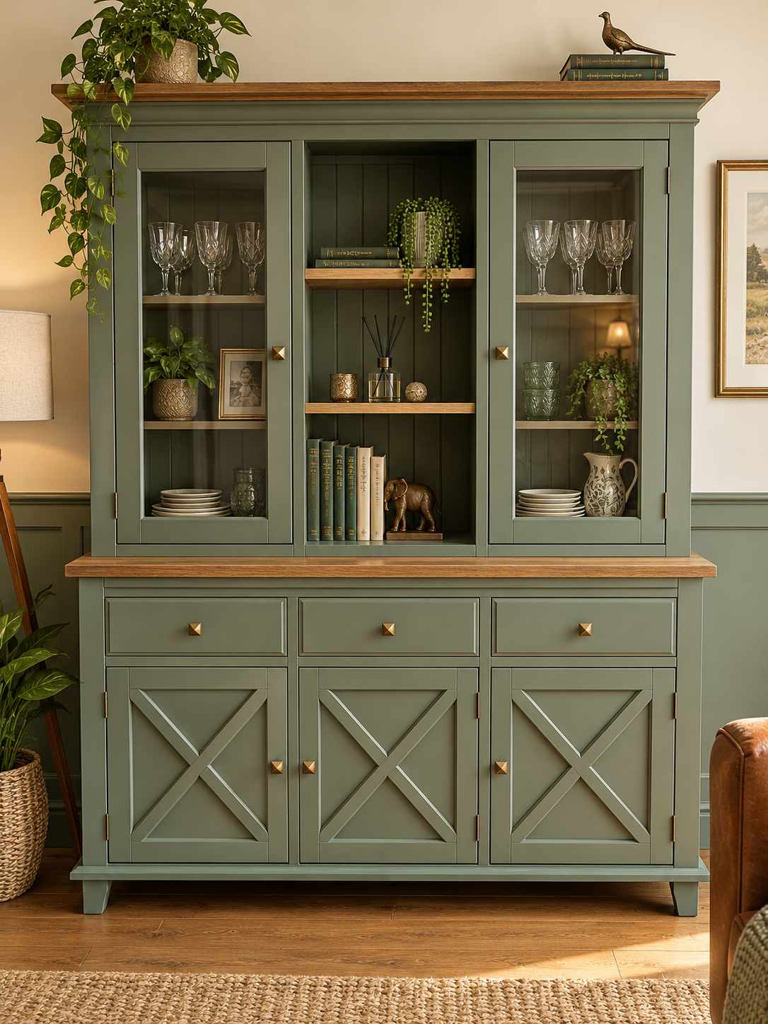 Sage Green Hutch in a Cosy Interior.png