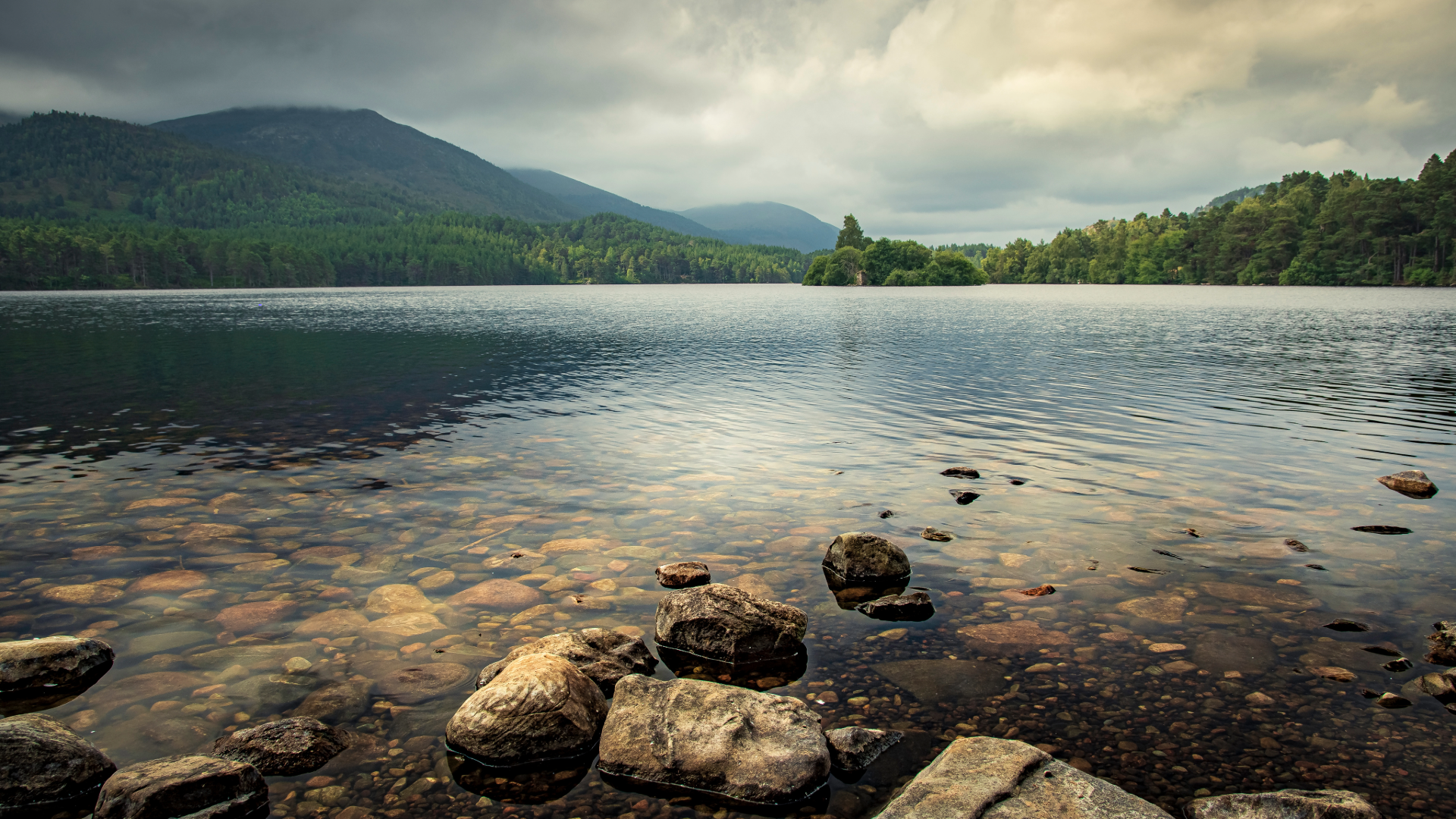 Scottish loch in the highlands