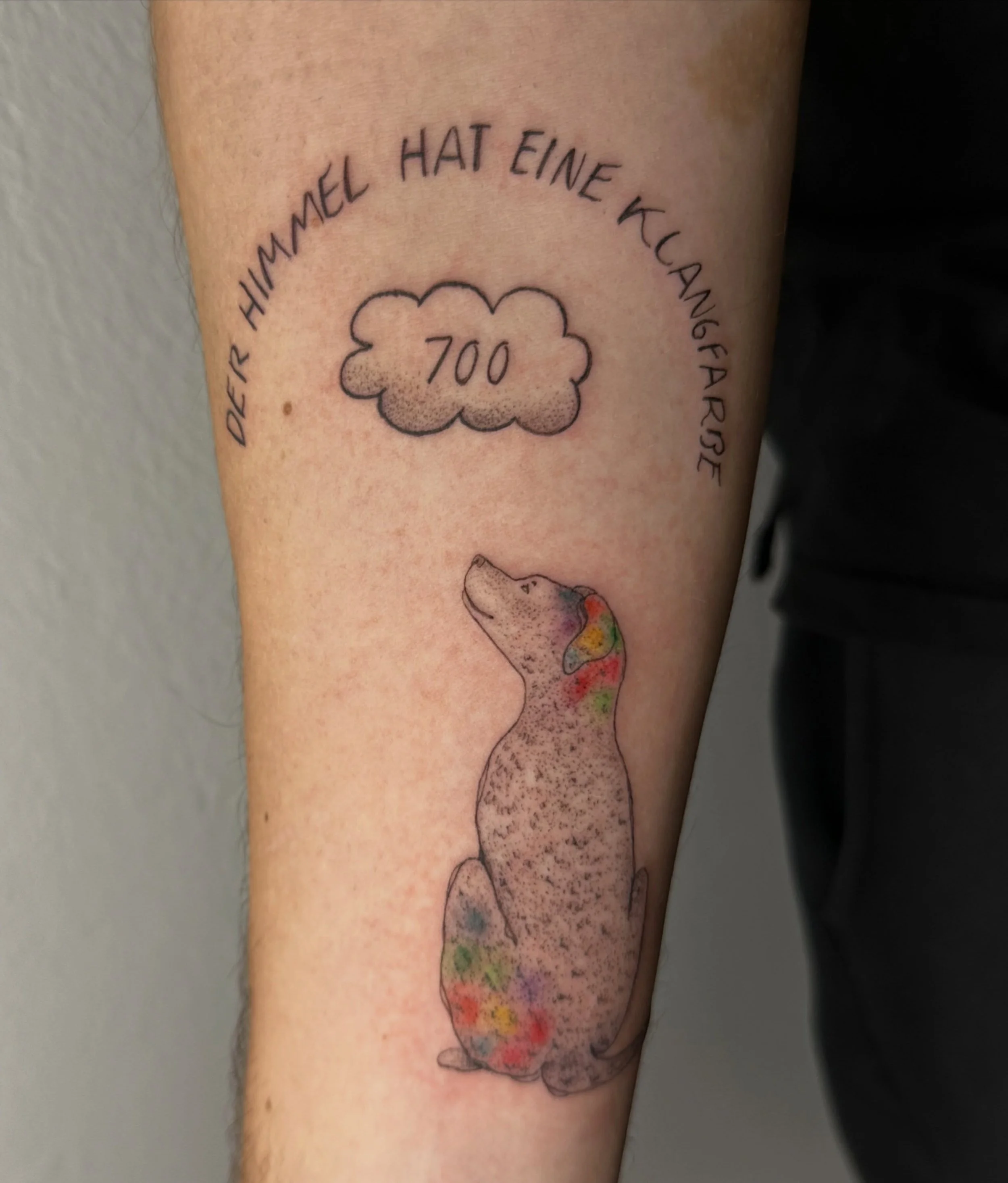 Dieses Tattooprojekt hat mir viel Freude bereitet 🥰
Ich wollte euch hier mal einen kleinen Einblick verschaffen, wie der Prozess aussehen kann, bis es zum fertigen Tattoo kommt.

Mein Kunde hat mir eine grobe Skizze und Infos zu seiner Idee geschick
