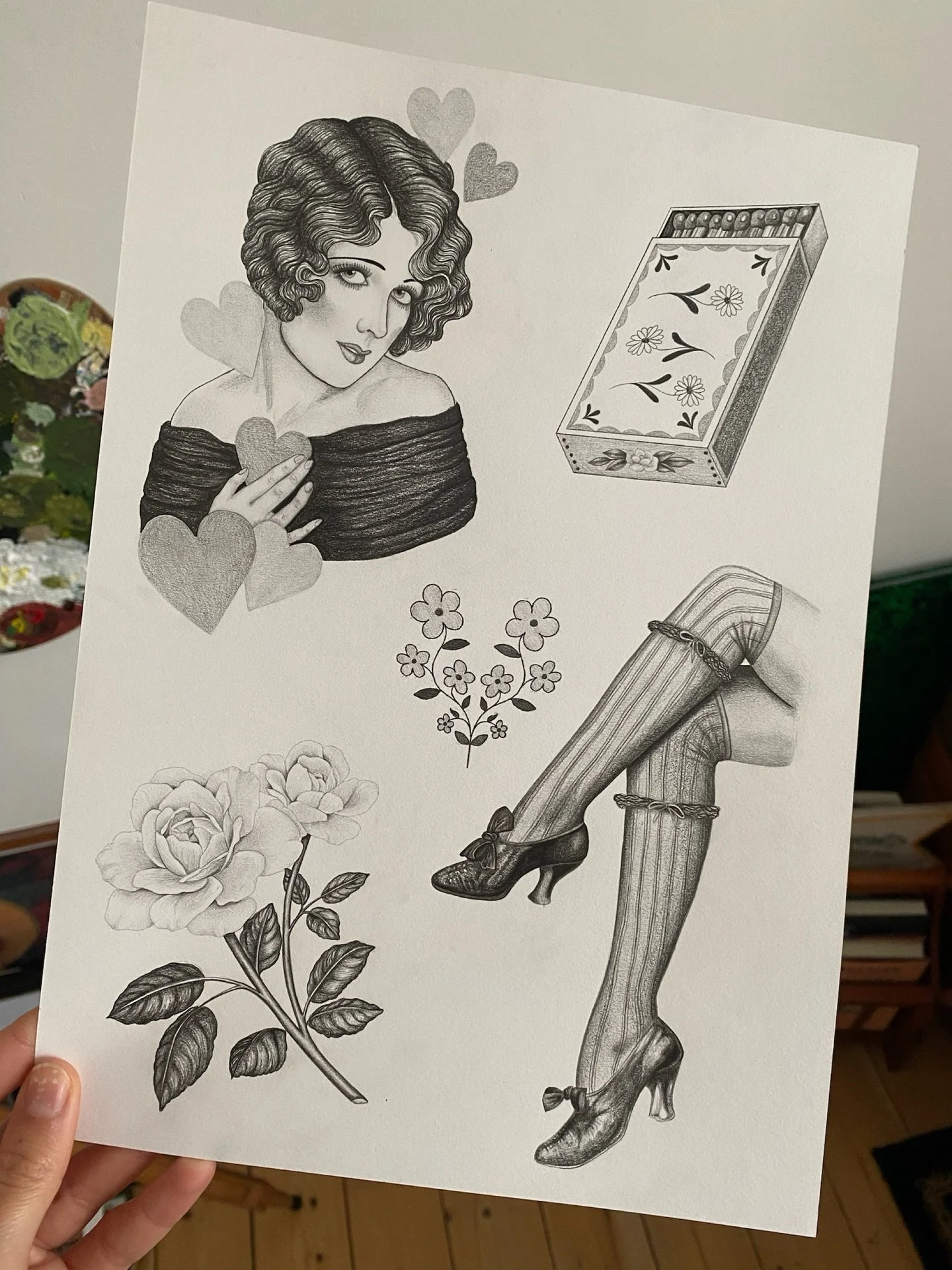 A still photo of my most recent flash sheet as well as some placement ideas for these designs, other placements could work too. 

❁ &pound;100-350 (may vary with size)
❁ taking bookings for January &amp; February 

#flashtattoos #tattooflashsheet #ta