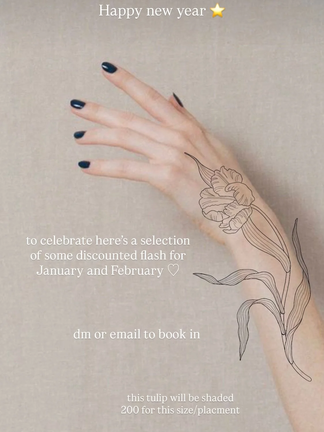 Happy new year! ⭐️ 
I have made a selection of flash I would really love to do and they will be at these prices for January and February, get in touch if you have questions and/or would like to get tattooed ♡

@tangerinedreamsstudio 

#flashtattoos #