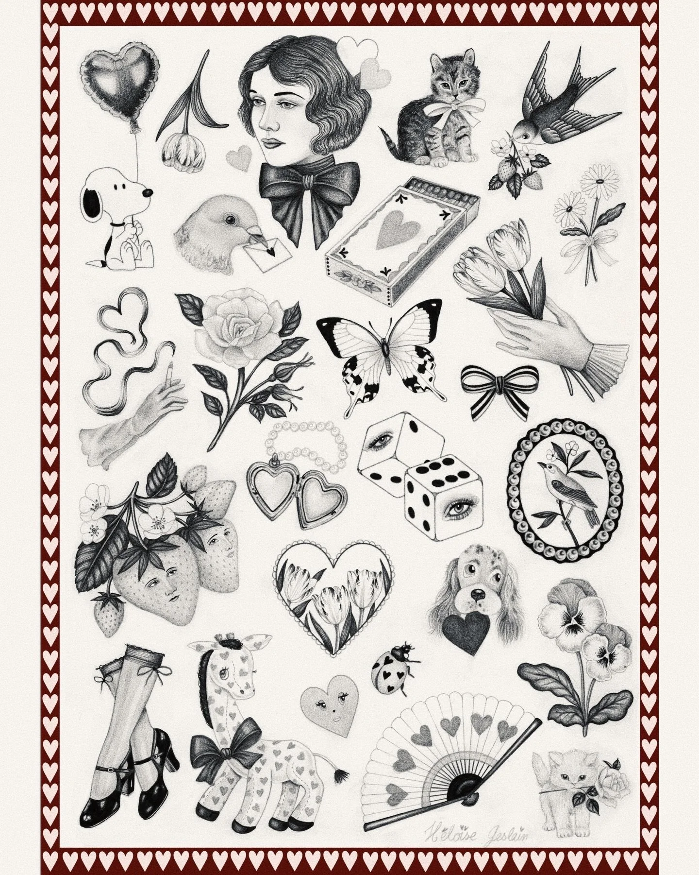 💘 Valentine&rsquo;s flash day 💘

Saturday 14th of February from 11am

I&rsquo;ll be tattooing these designs alongside my friend @sergio_canete at @tangerinedreamsstudio 

♡ appointment basis only - dm or email me to book a slot 
♡ my studio is in E