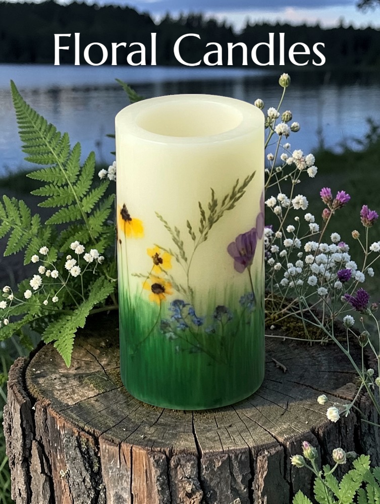 Floral Candles