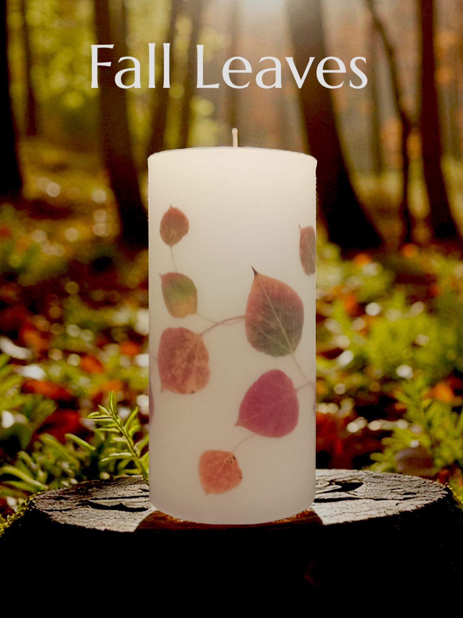 Fall Leaf Candles