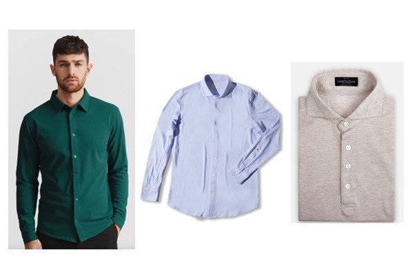 Stretch shirts for comfortable dressing