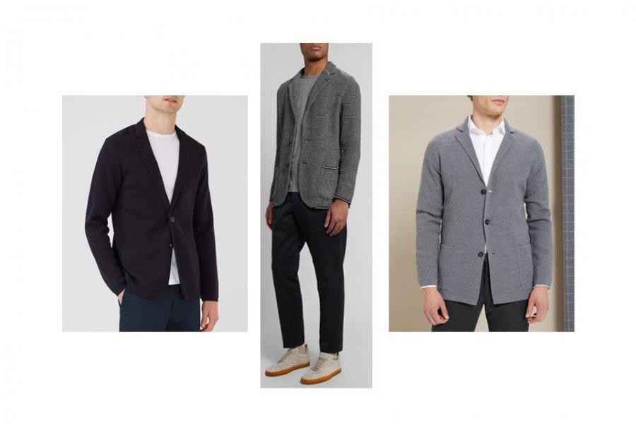 Knitted blazers to smarten up your casual wear