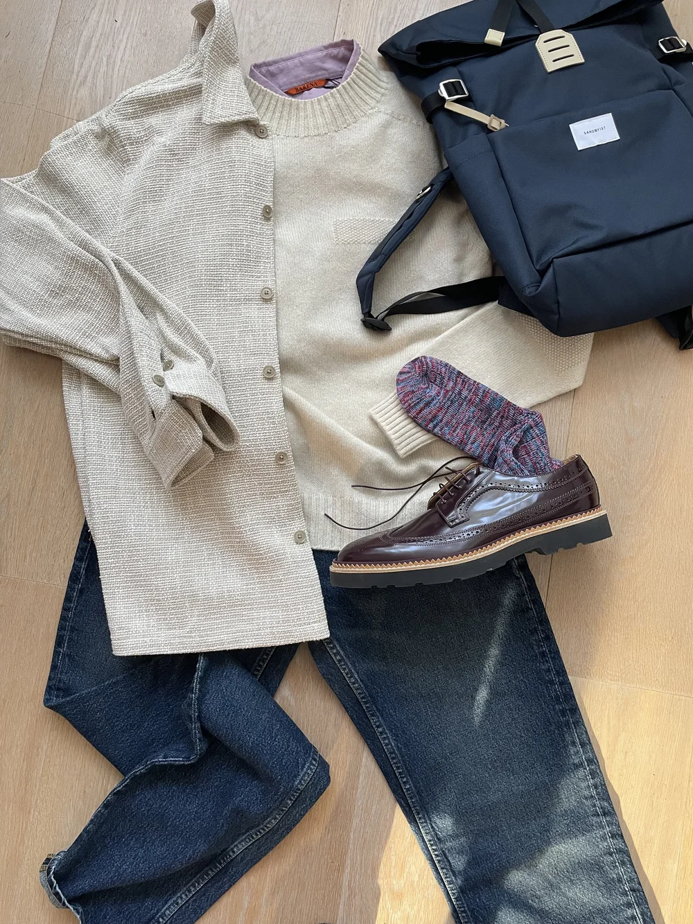 Overshirt instead of mac and new accessories