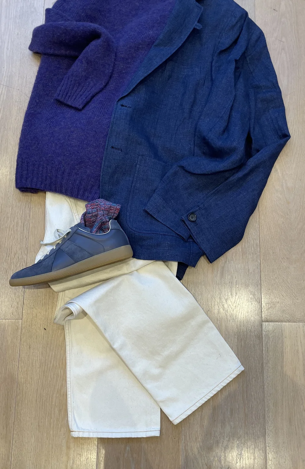 More casual with trainers