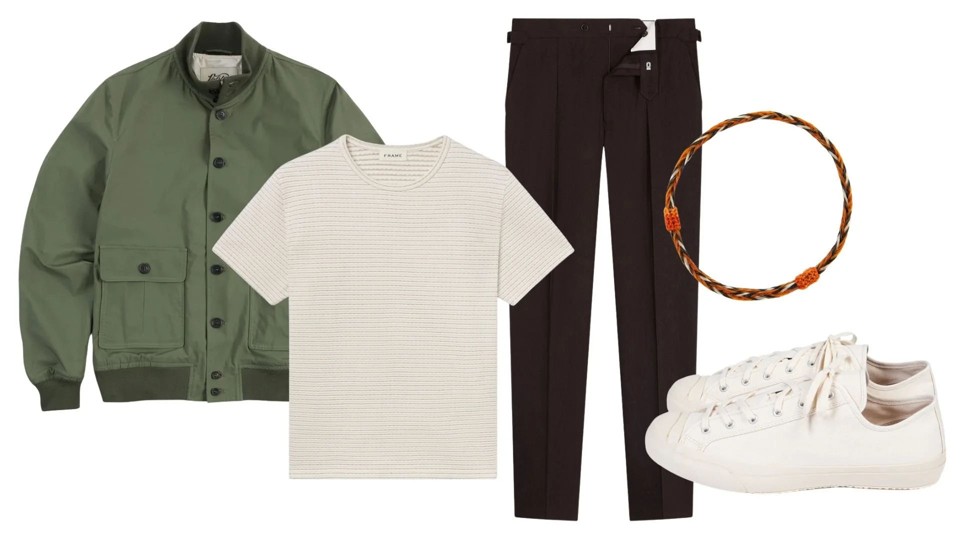 Elevated casual outfits for men.