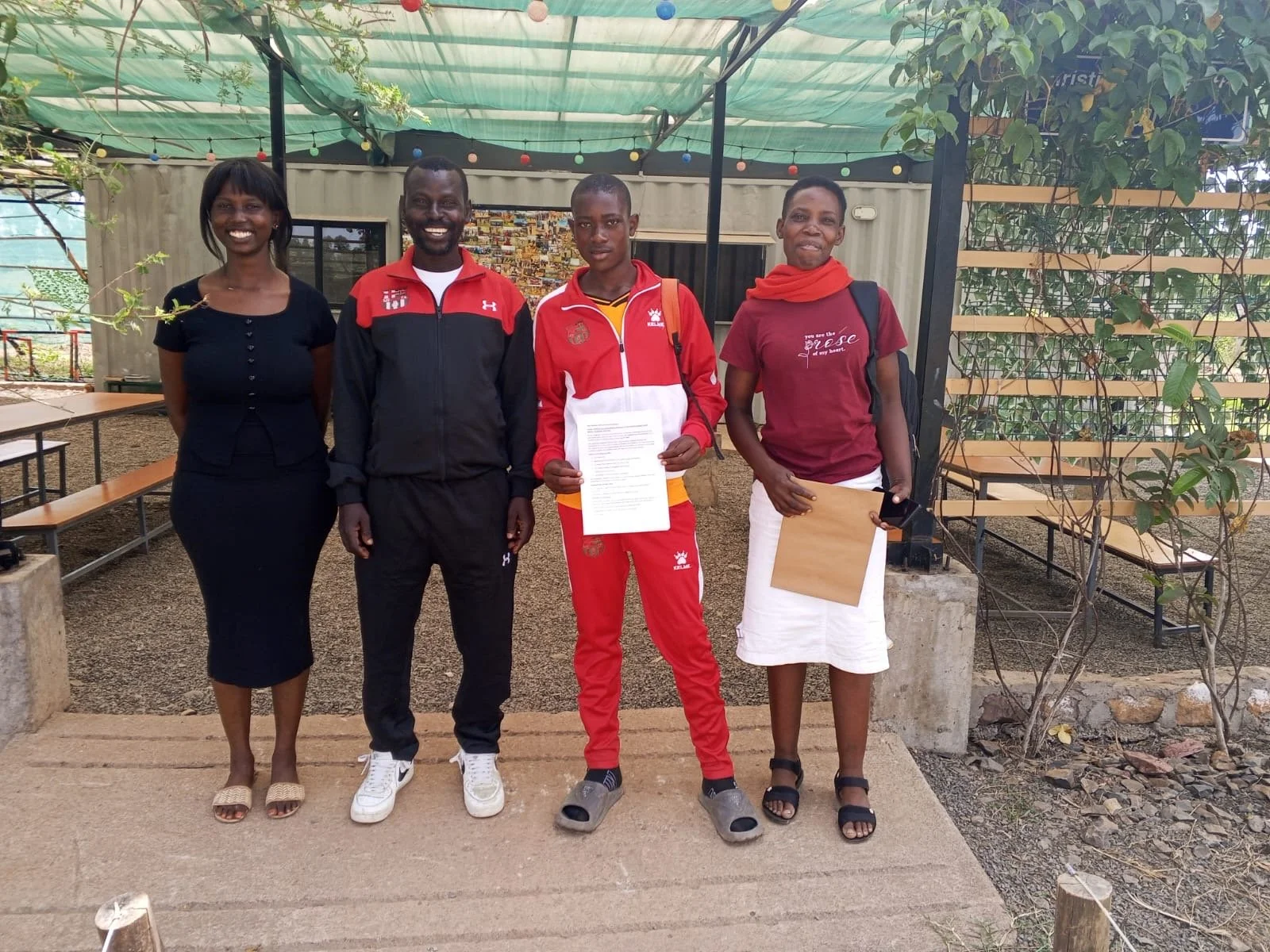 Vidic signs for Acakoro Academy in Homa Bay