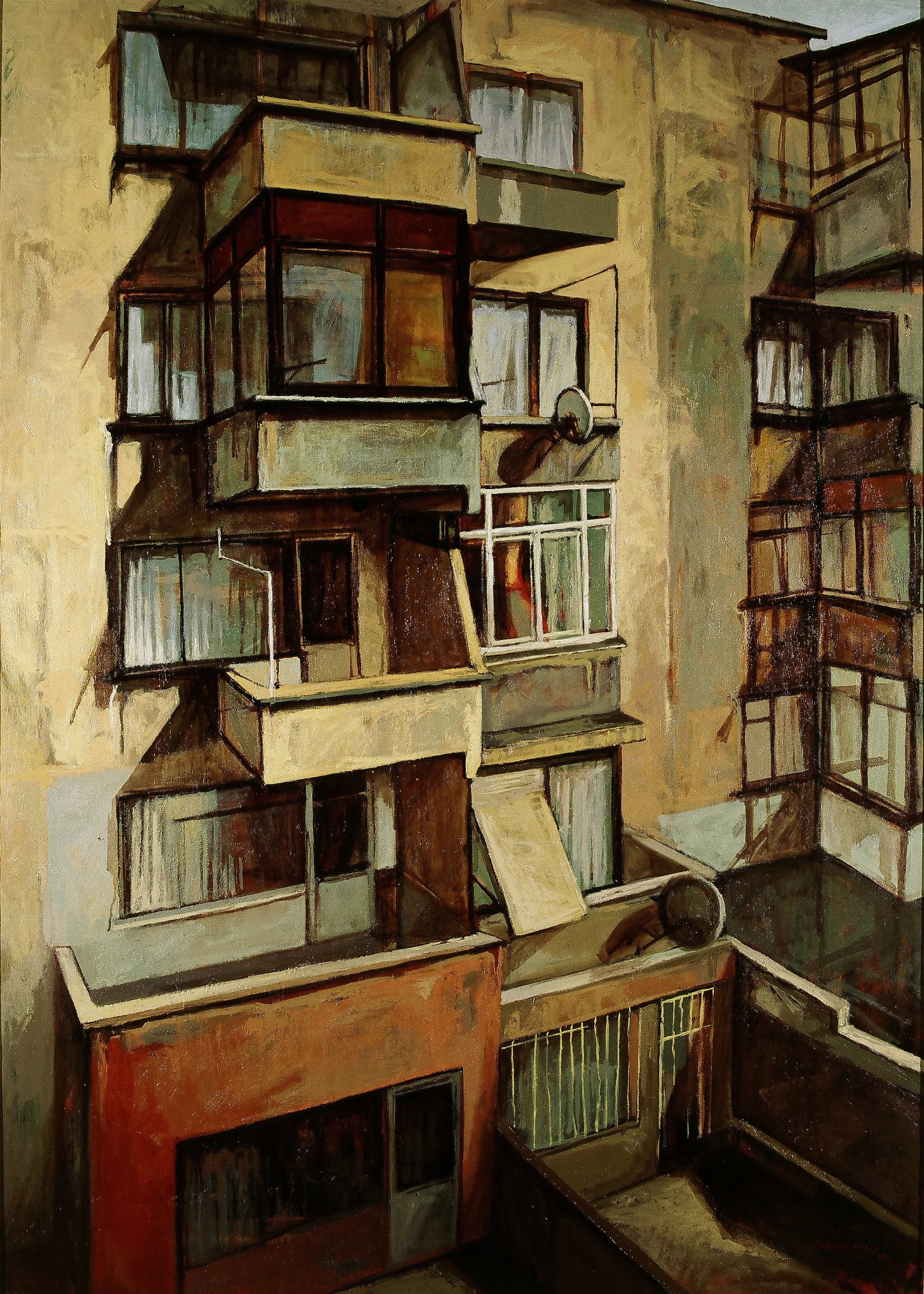 140cm x 100cm
Oil on canvas.
2008