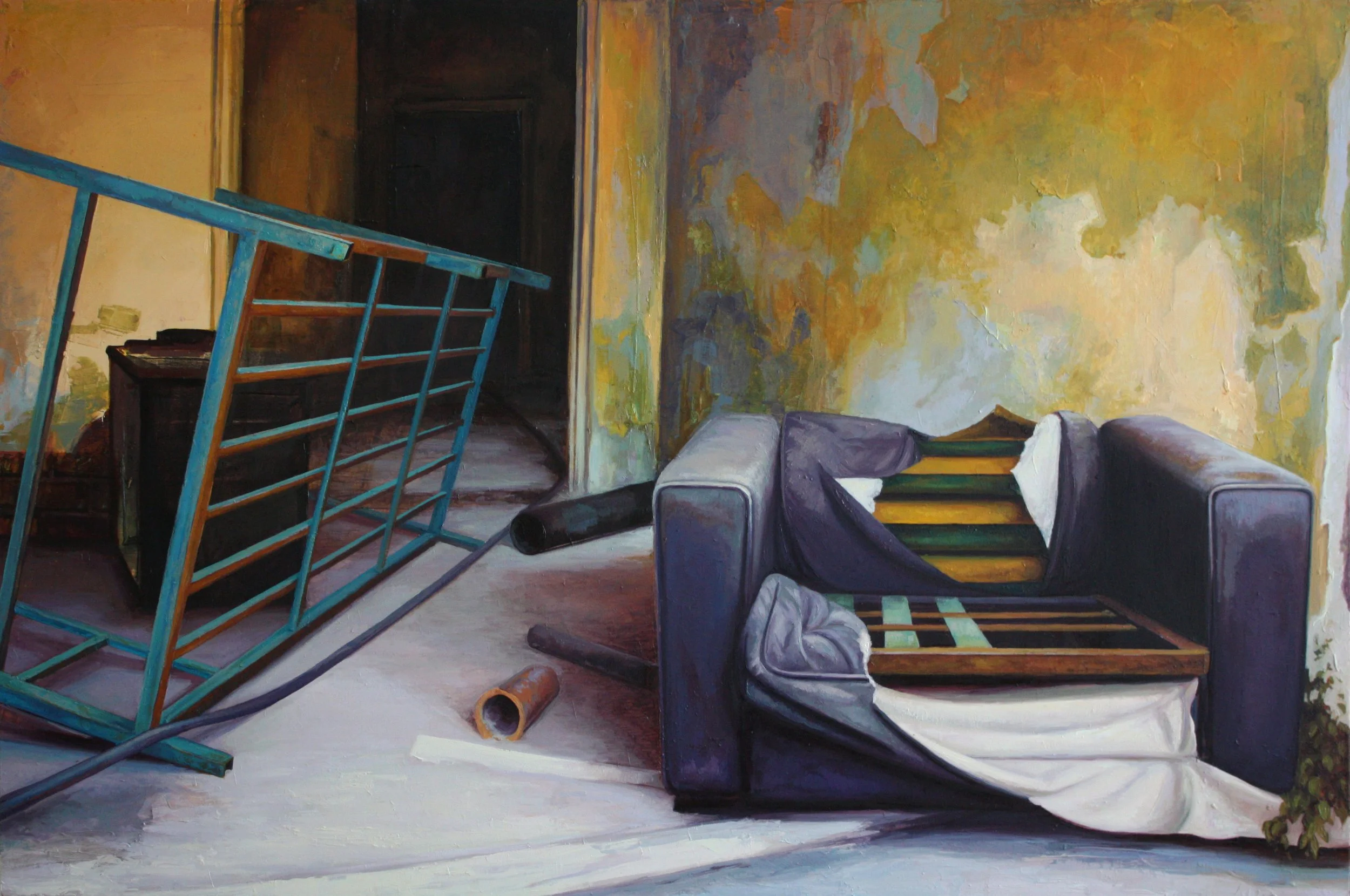 110cm x 165cm
Oil on canvas.
2014