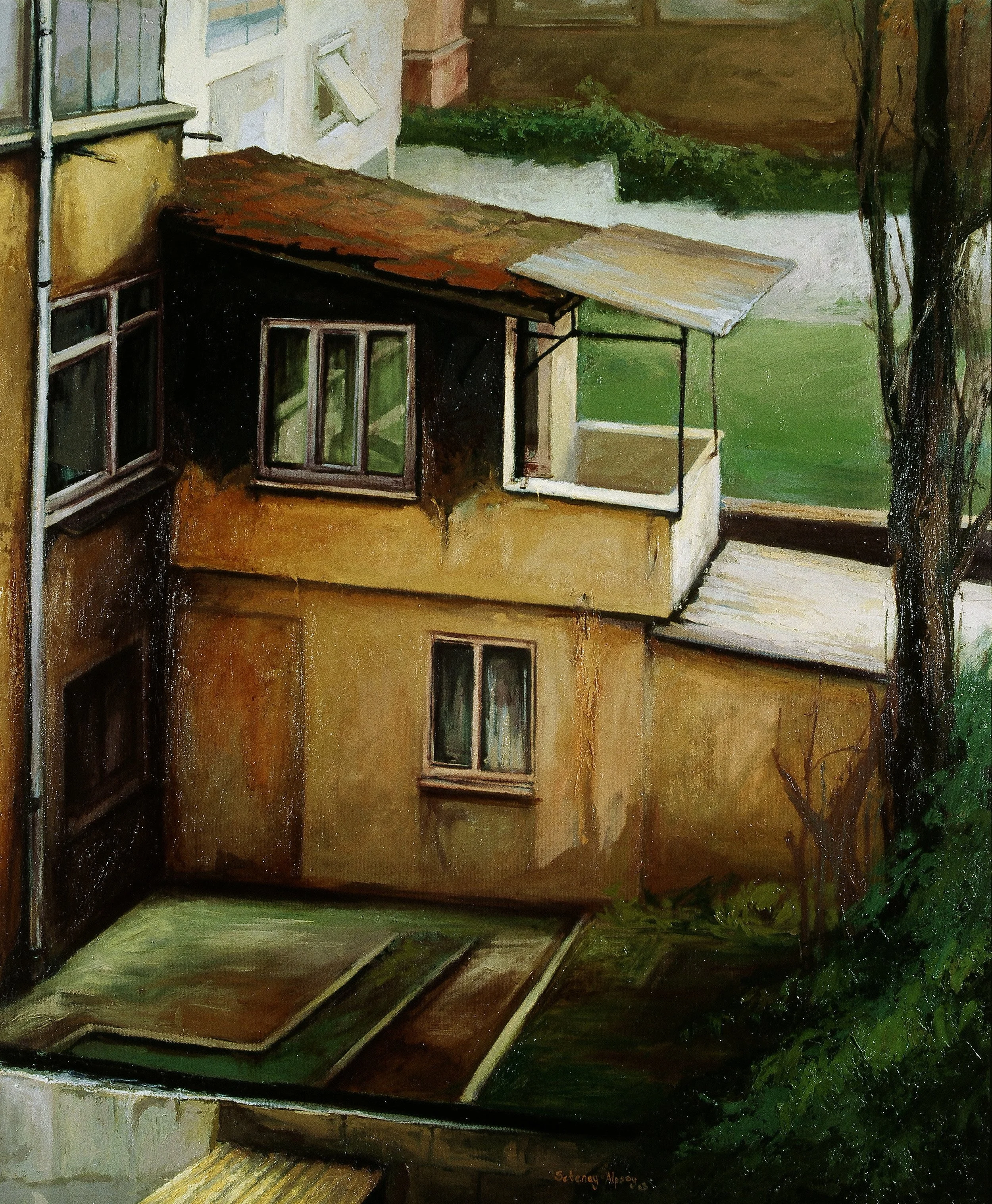 120cm x 100cm
Oil on canvas.
2008