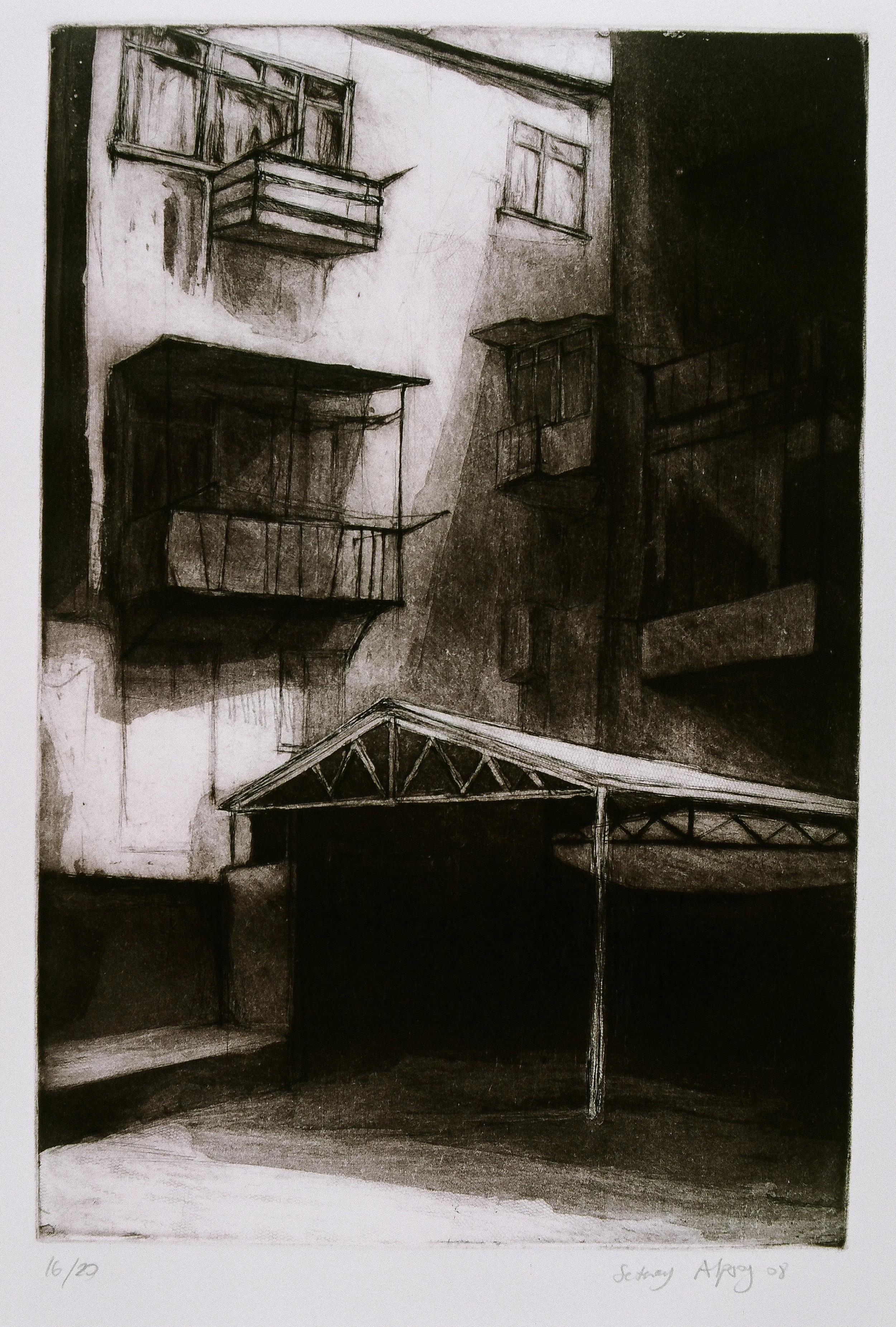 46cm x 31cm
Metal etching on paper.
2008
20 editions