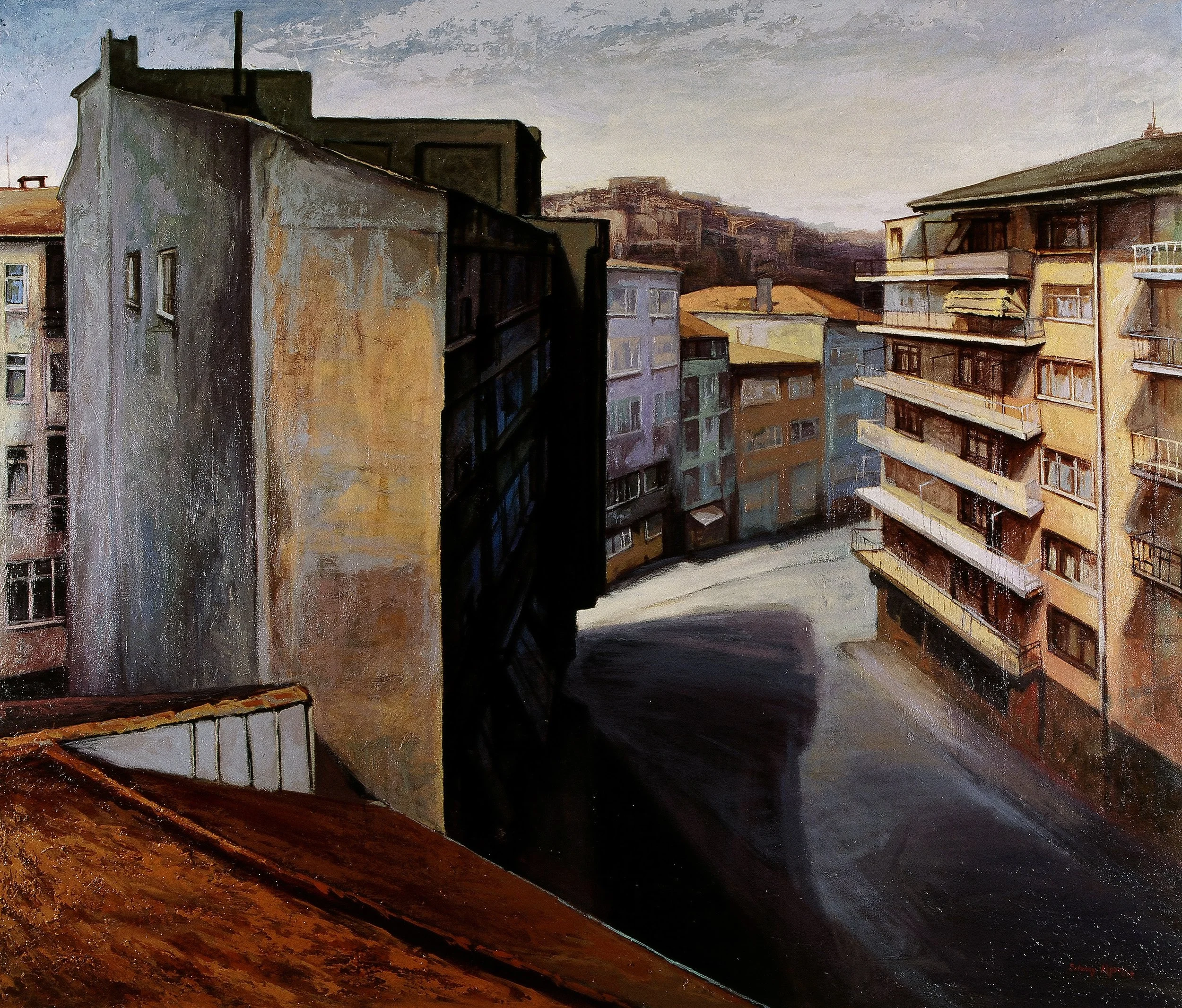 140cm x 165cm
Oil on canvas.
2008