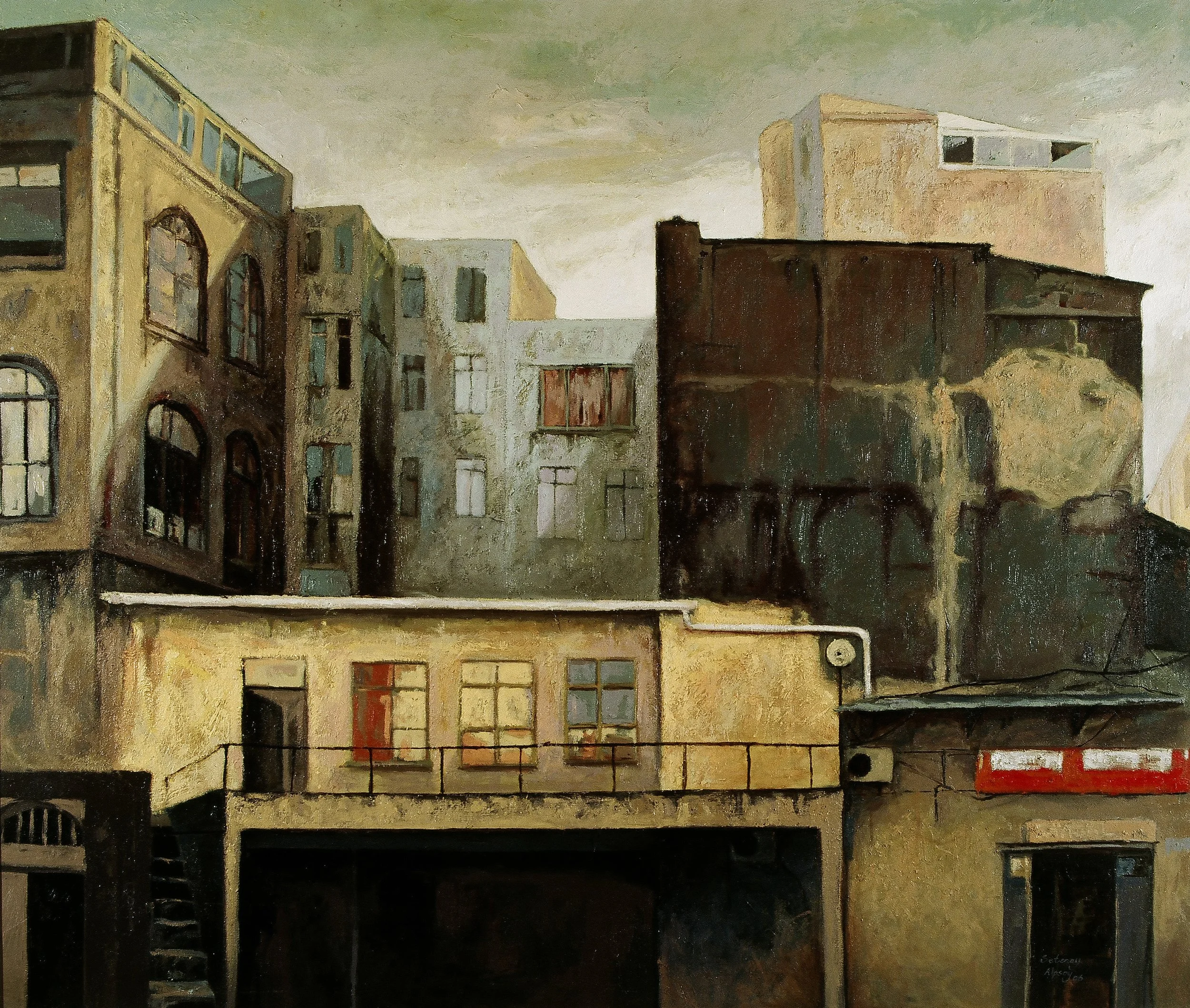 110cm x 130cm
Oil on canvas.
2008