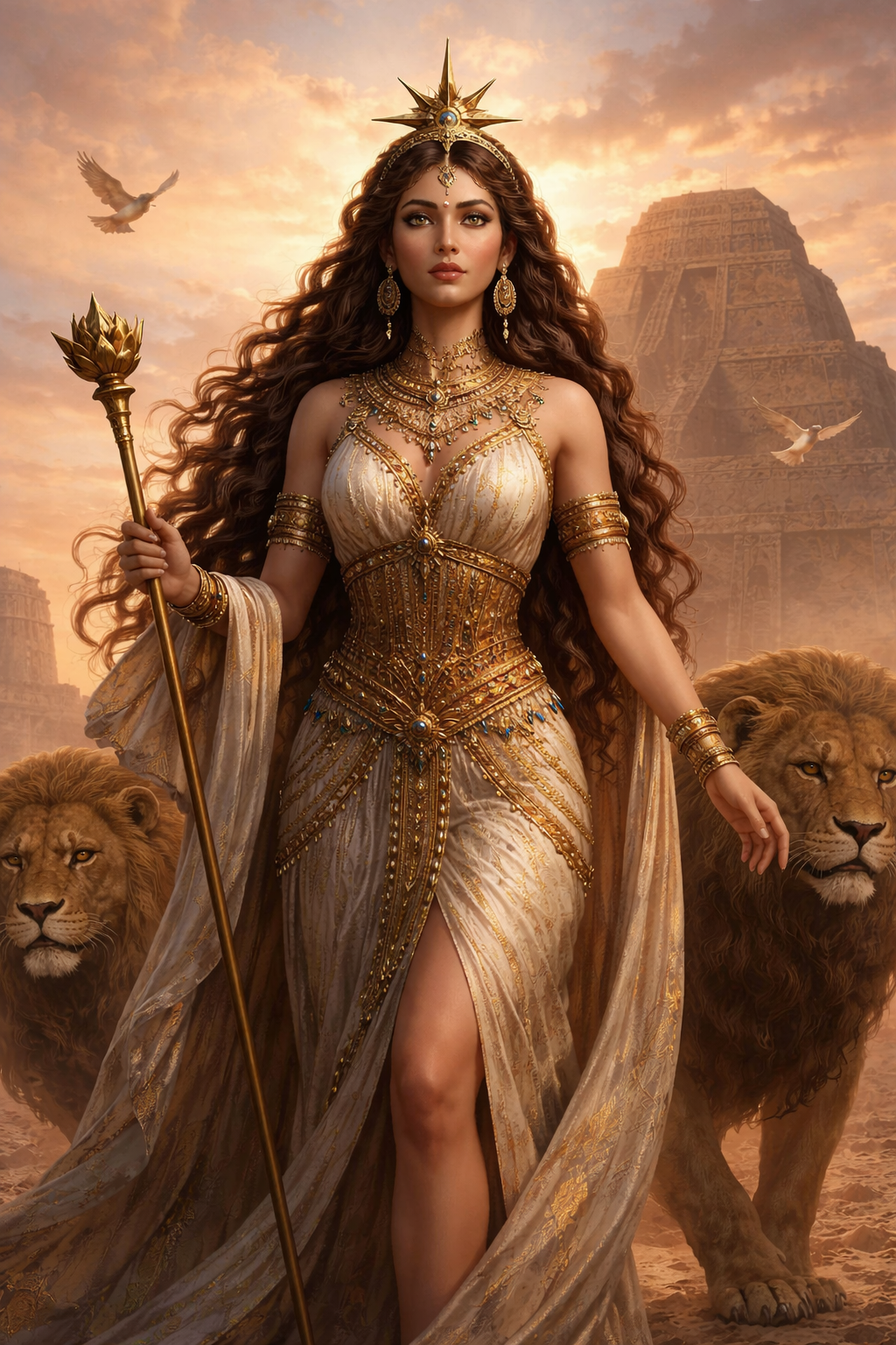 Inanna: Sovereignty, Descent, and the Architecture of Divine Power in Early Mesopotamia