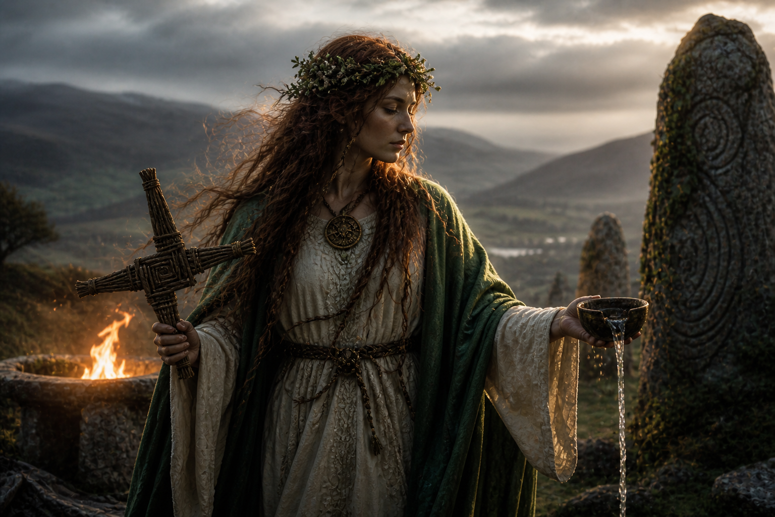 Brigid, Fire &amp; Sacred Flame: The Goddess Who Became a Saint and Never Stopped Being a Goddess