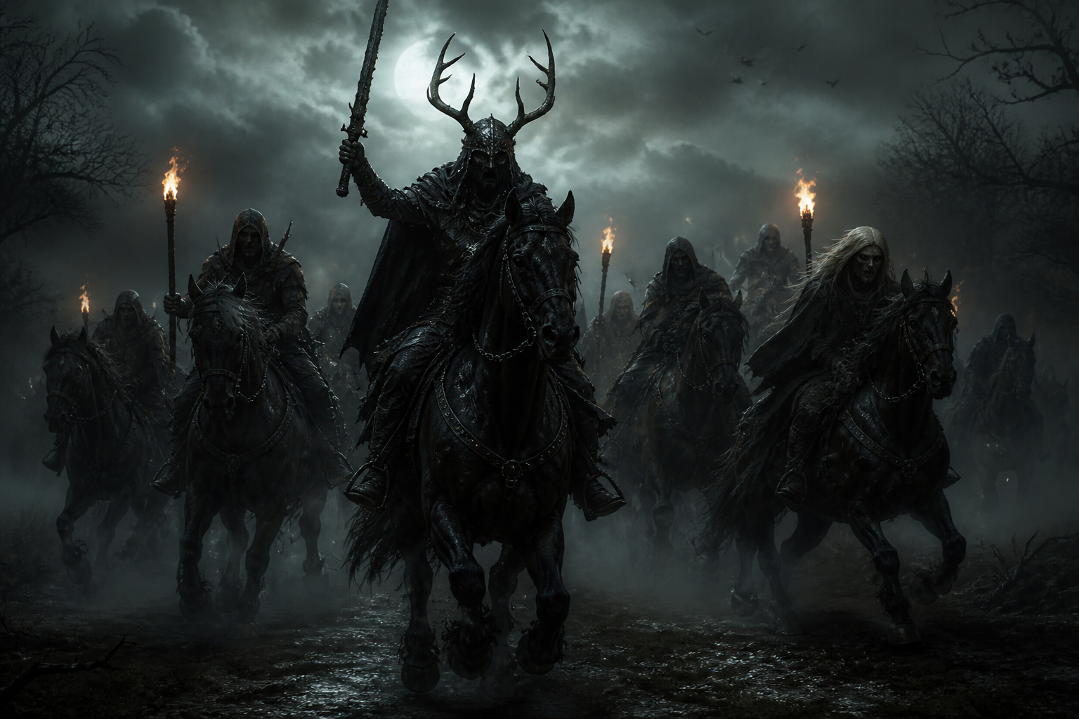 The Wild Hunt &amp; the Spirits of Yule: What Rides the Winter Sky