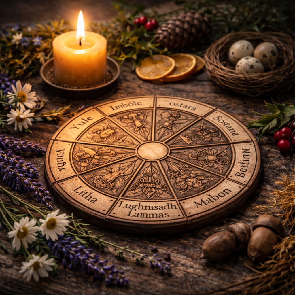 Wheel of the Year arrangement