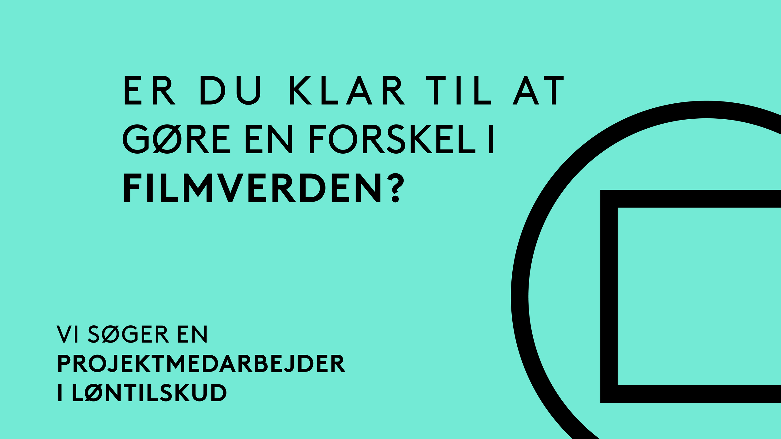 JOBOPSLAG: PROJEKTMEDARBEJDER I LØNTILSKUD