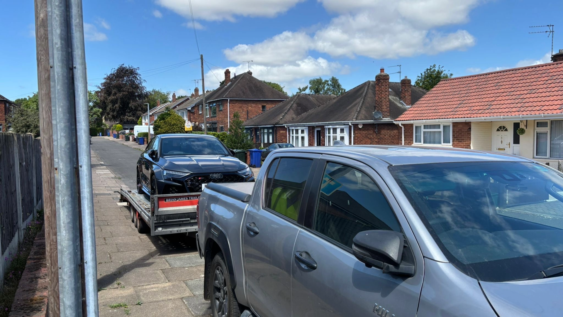 Vehicle delivered to customer home