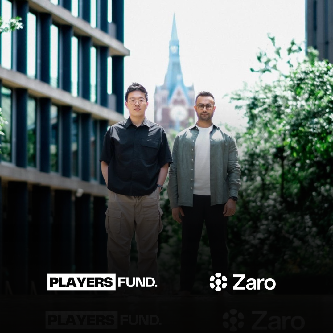 Zaro.ai founders following backing from The Players Fund and Cherry Ventures.