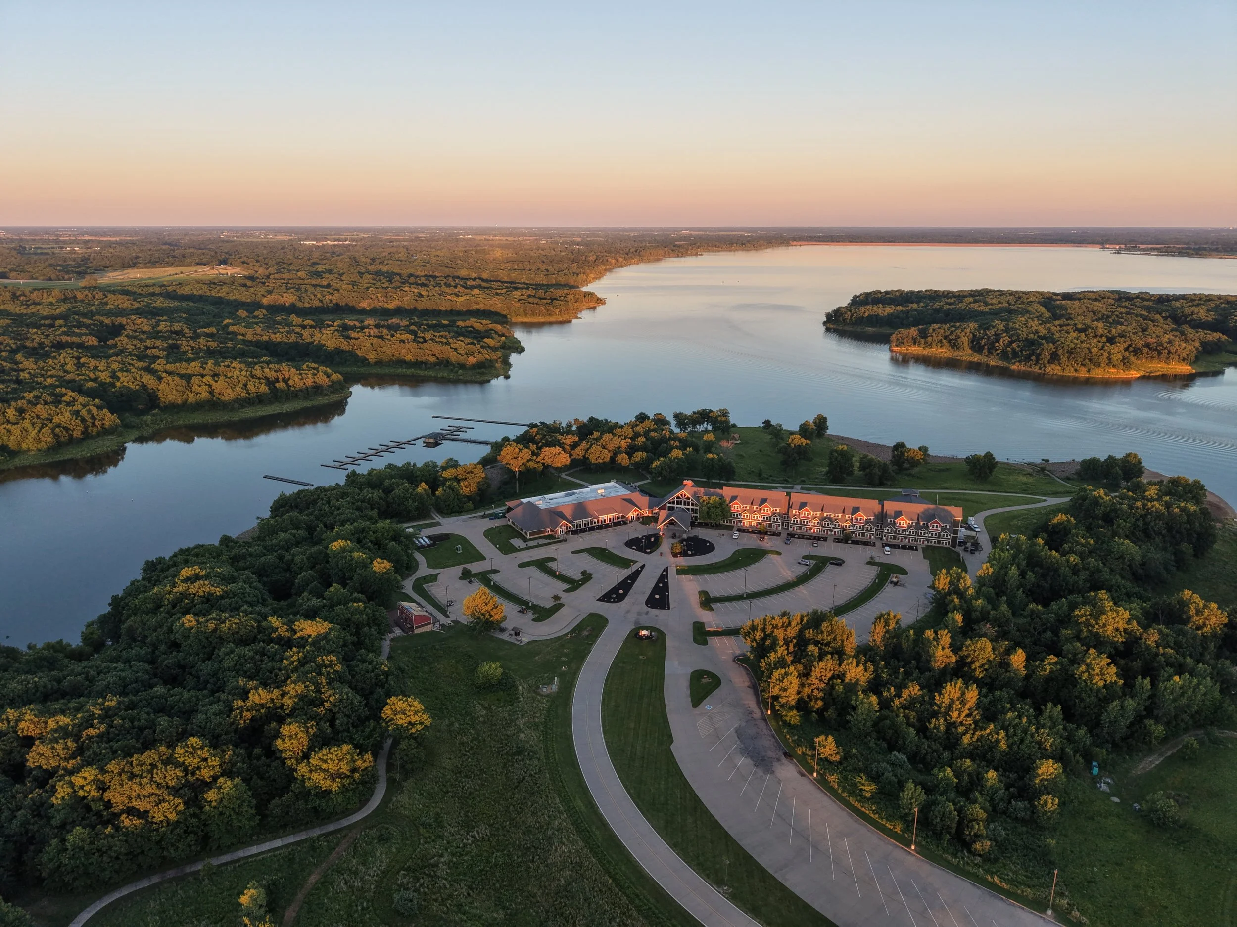 Honey Creek Resort aerial