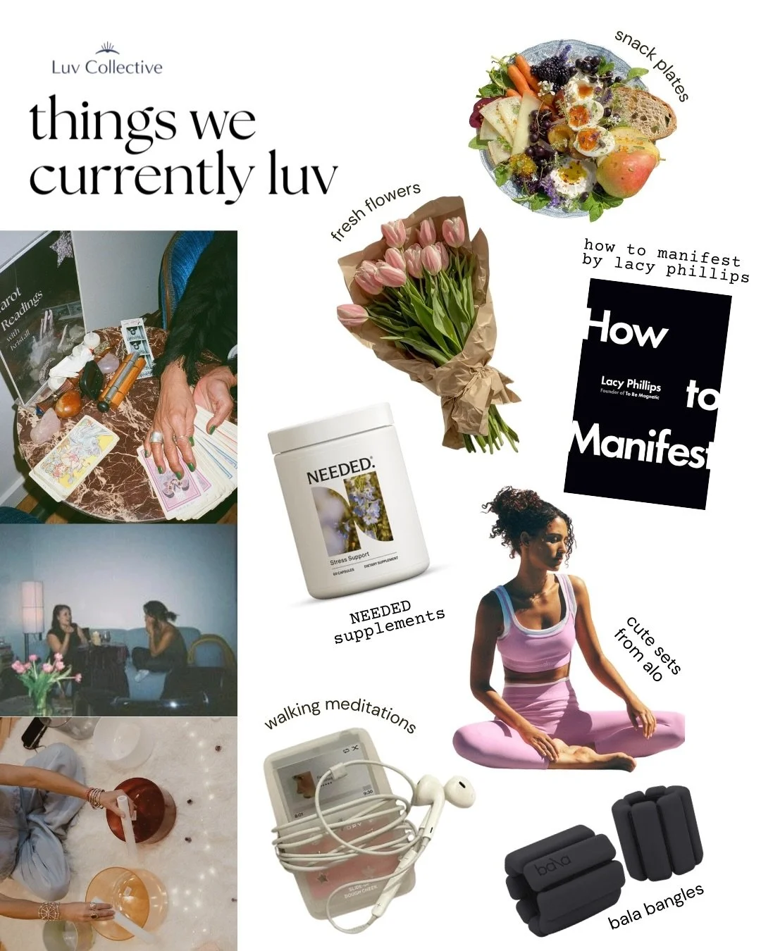 Hiiii 🫶🏻 As we approach the end of the month I wanted to share some things our team is luving behind-the-scenes 🤍

📖 We just did our own bookclub for Lacy Phillip&rsquo;s book &lsquo;How to Manifest&rsquo;! One of my favorite concepts is expander