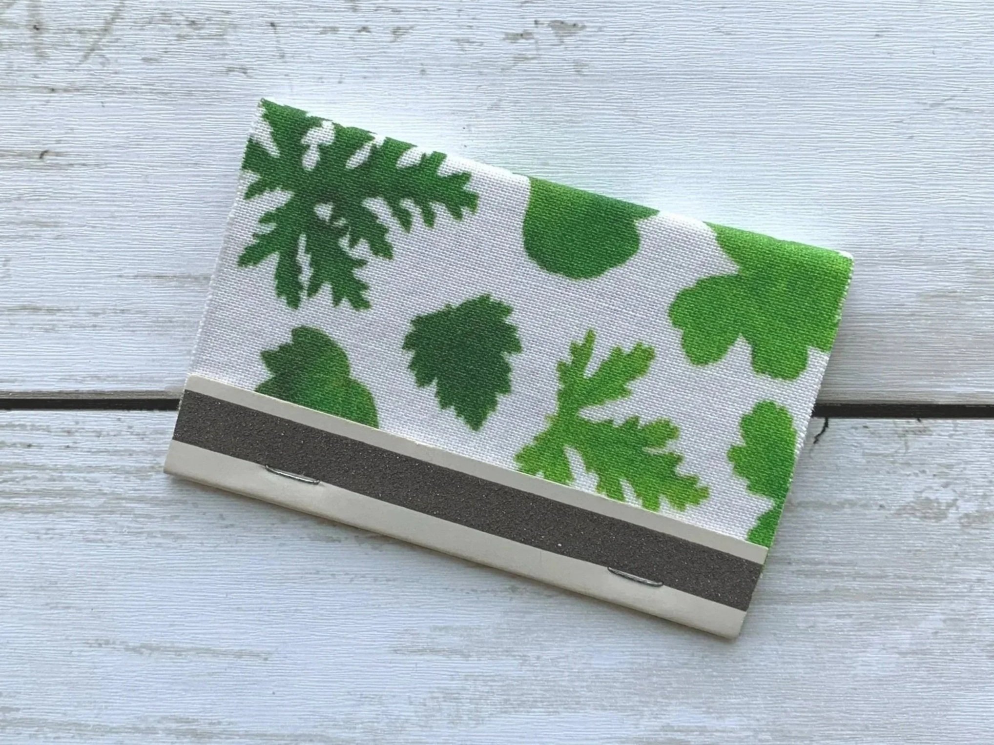 Scented Pelargonium Leaf Matchbook Cover