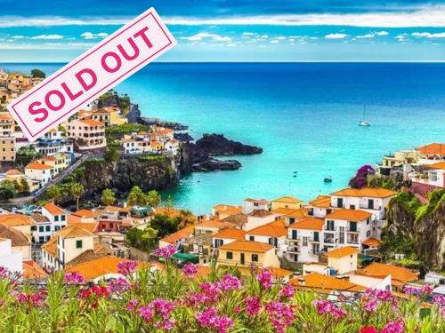 the azores blue water and cute houses