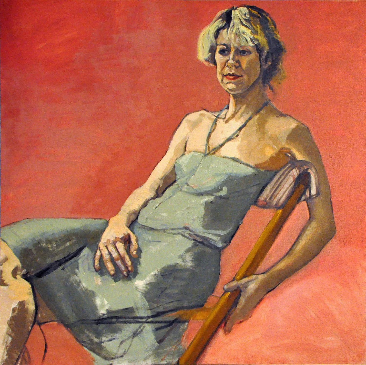 "Monica, Seated"
Oil on canvas, 36 x 36 inches, 2010