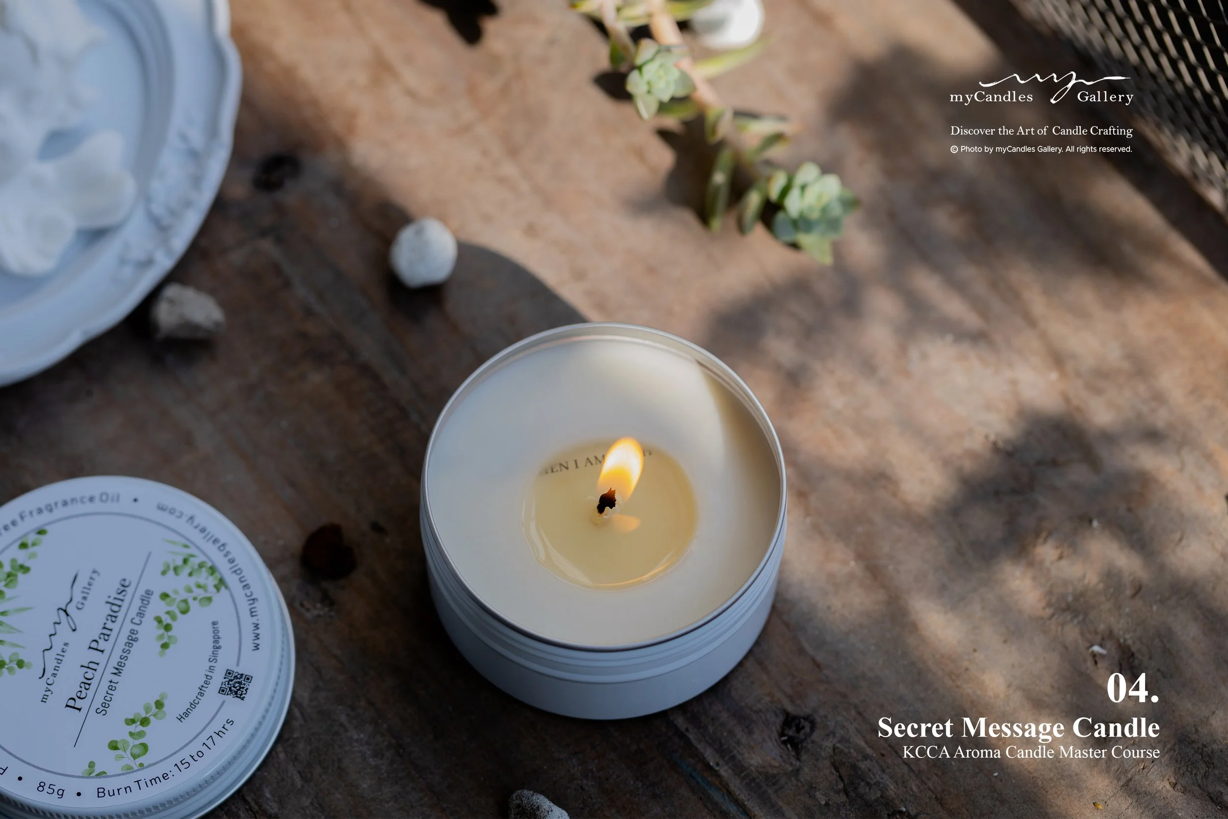 Secret Message Candle