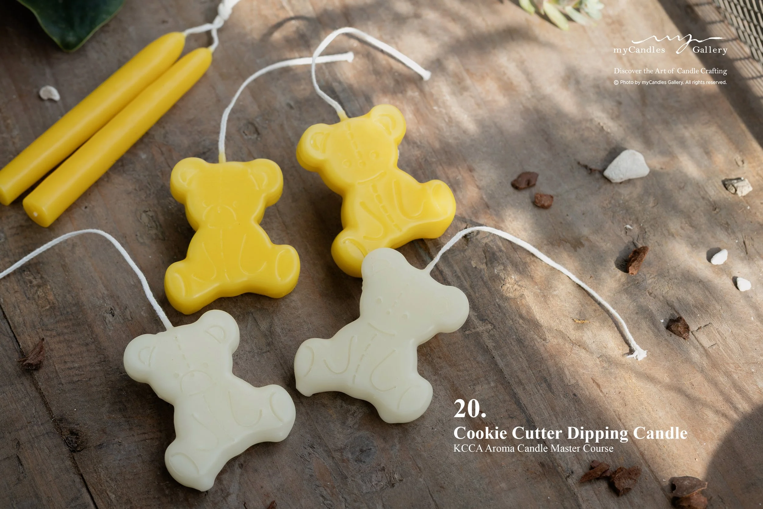 Cookie Cutter Dipping Candle