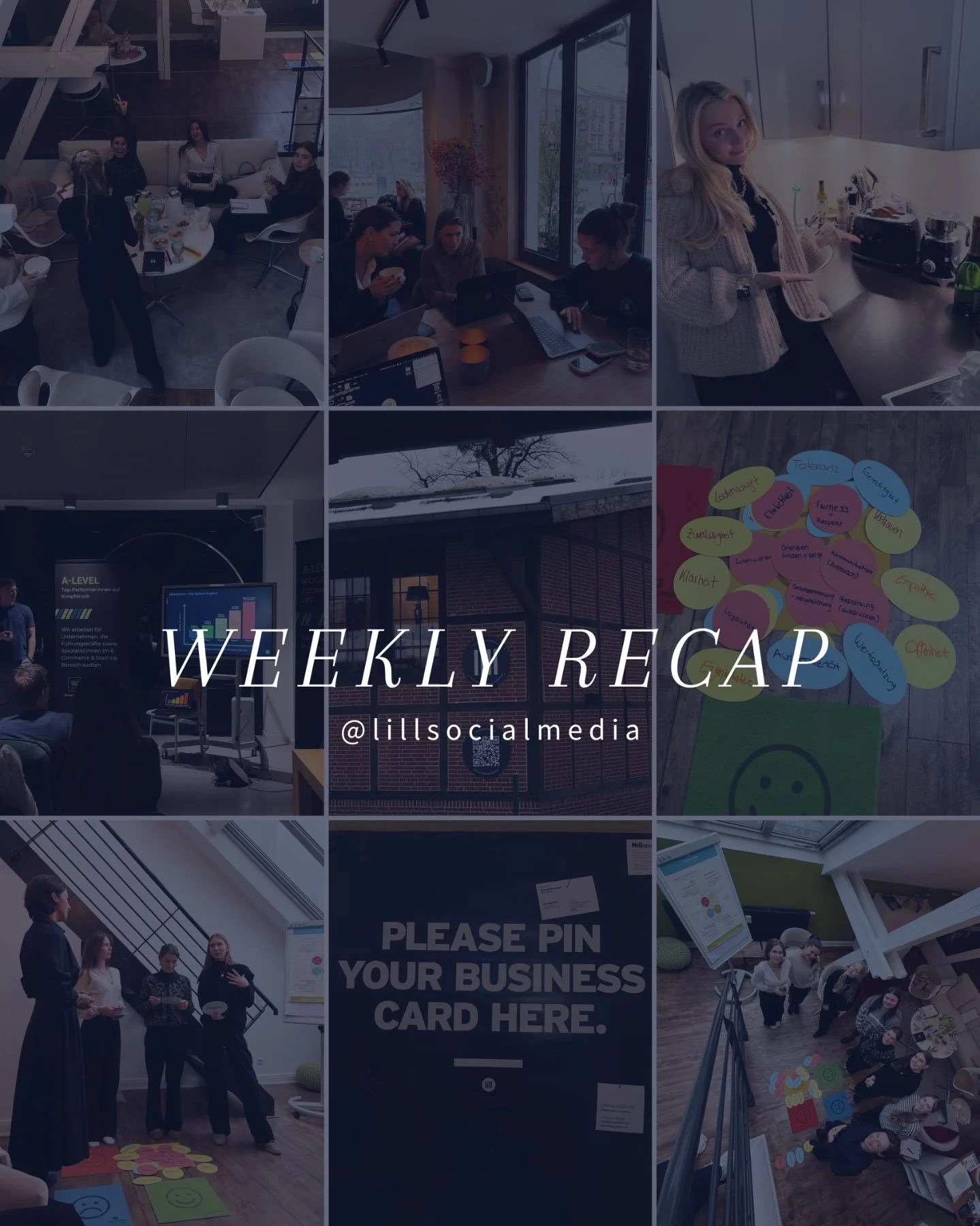 Meetings, Events &amp; ein toller, inspirierender Workshop liegen hinter uns✨

Happy Weekend!!!🤍

#lillsocialmedia