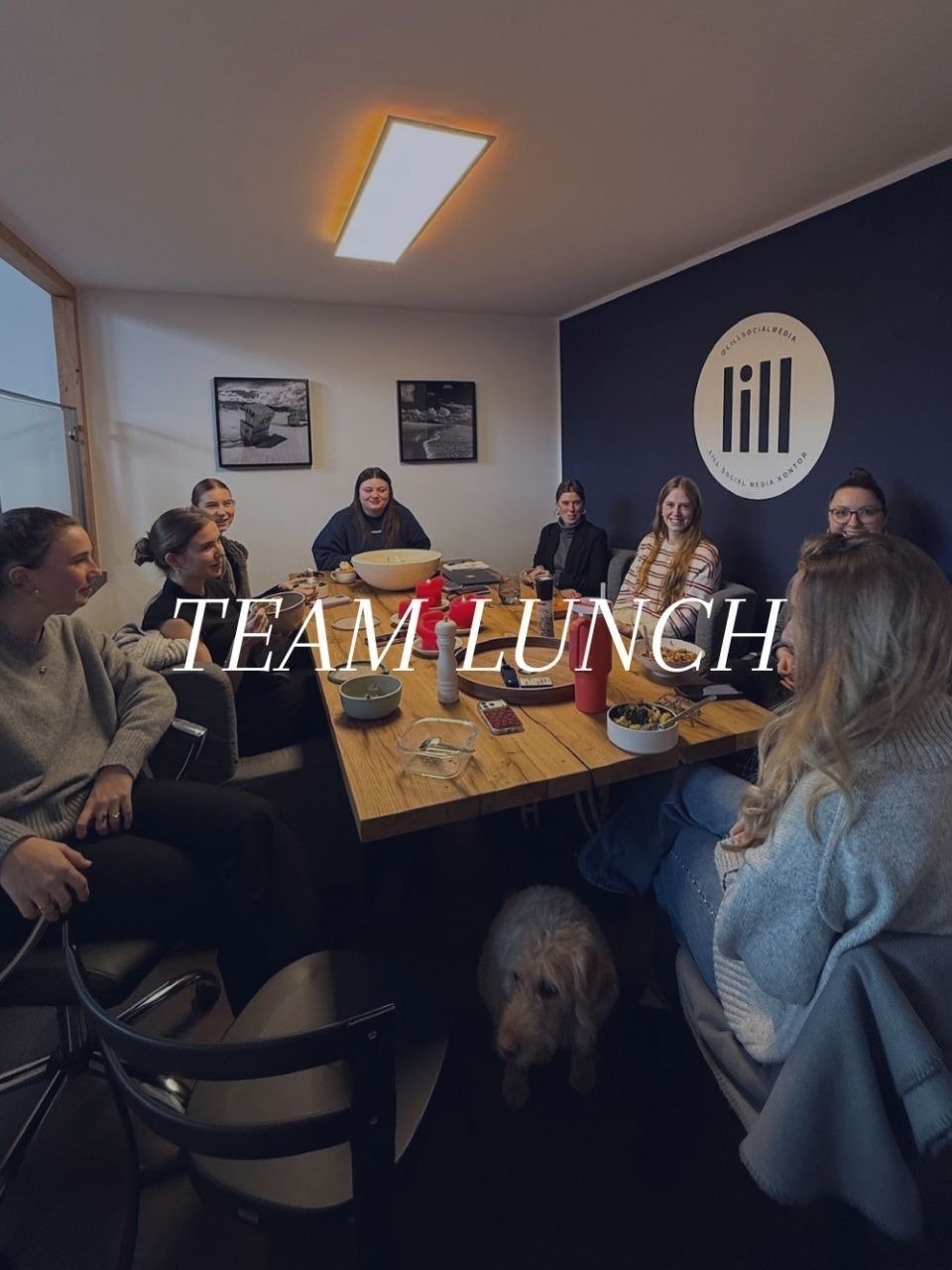 Ein Tisch wird schnell zu klein...
Sch&ouml;n zu sehen, wie viele wir geworden sind!

#lillsocialmedia