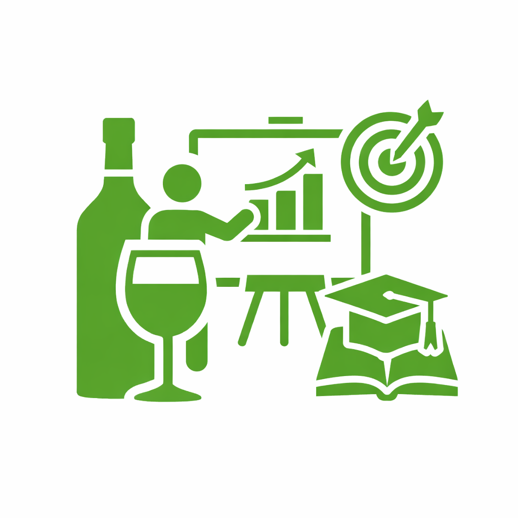 Grafico con freccia in crescita, relativo al servizio WBSN Formazione e Competenze.