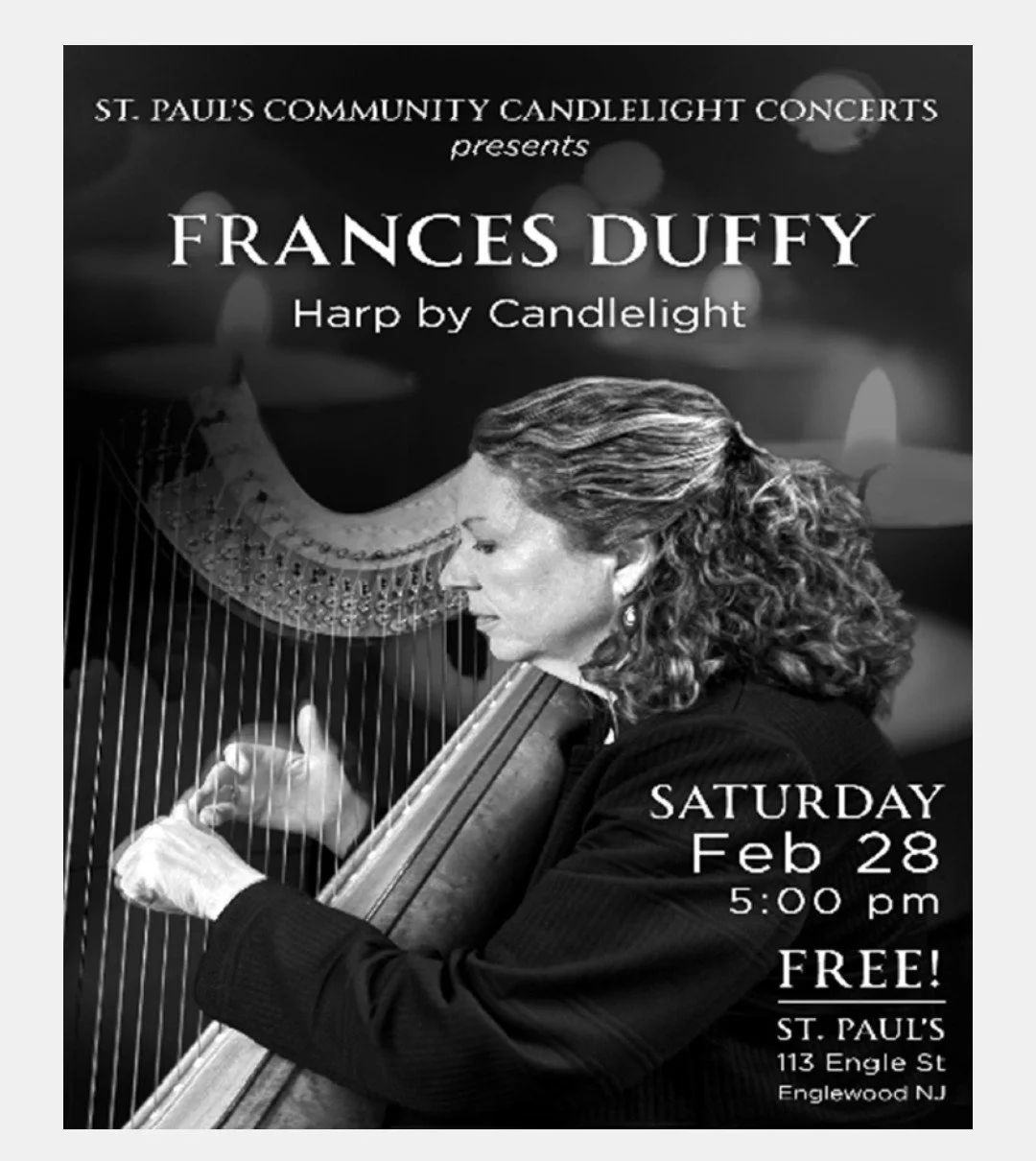 MEMBER PERFORMANCE∙FRANCES DUFFY, Harp by Candlelight